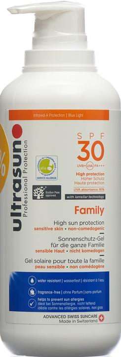 Produktbild Ultrasun Family (Sonnengel, SPF 30, 400 ml, 490 g)