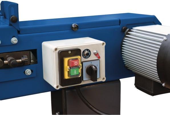 Produktbild Stürmer Metallkraft - Bandschleifmaschine MBSM 100-140-2 (400V) Aktions-Set inkl. Unterbau (Bandschleifer)