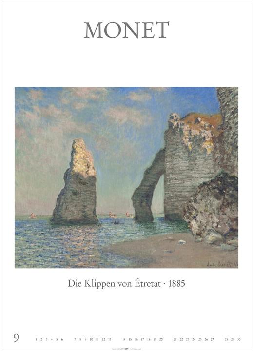 Produktbild Poster Art Kalender 2026 - Monet, Van Gogh, Matisse, Kandinsky (49 x 68 cm, Deutsch)