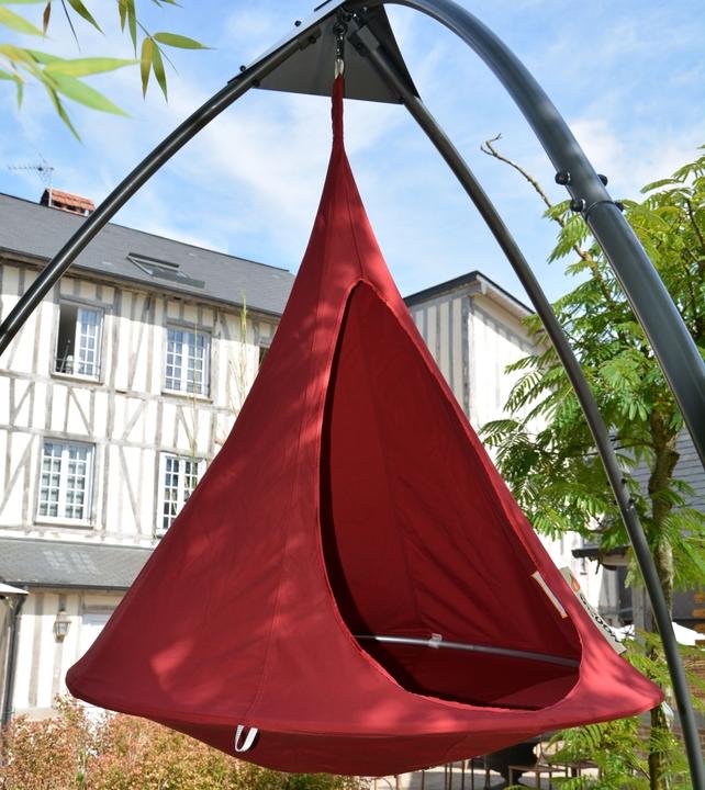 Produktbild Vivere Cacoon Bonsai Hängesessel Rot - max. Belastbarkeit:100 Kg (100 kg)