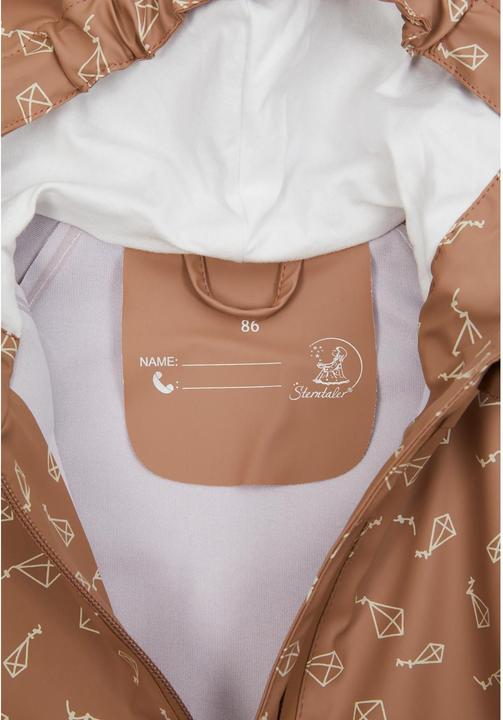 Actual product image Sterntaler Rain jacket unlined dragon clay brown size 98 (98)