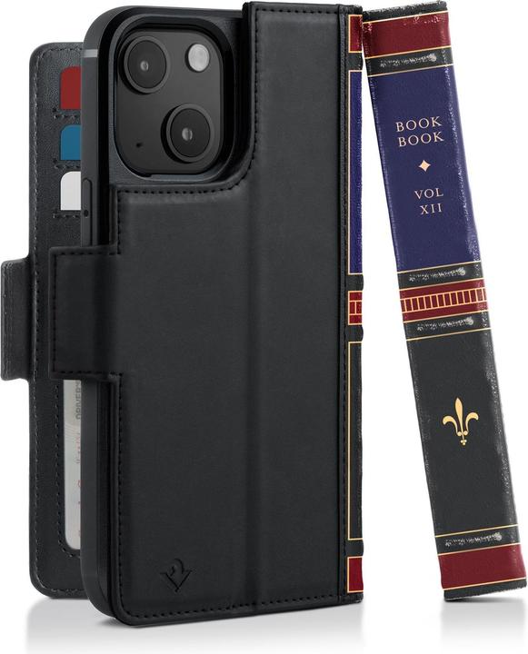 Actual product image TwelveSouth Book Cover Vintage Book black (Apple iPhone 14 Plus)