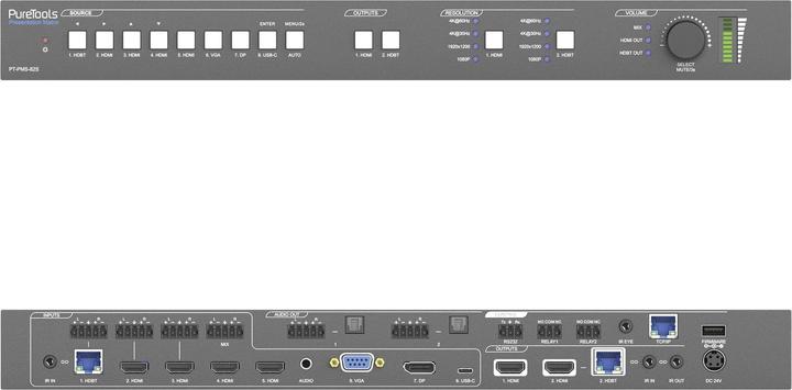 Produktbild Puretools Matrix Switcher PT-PMS-82S Multiformat HDBaseT