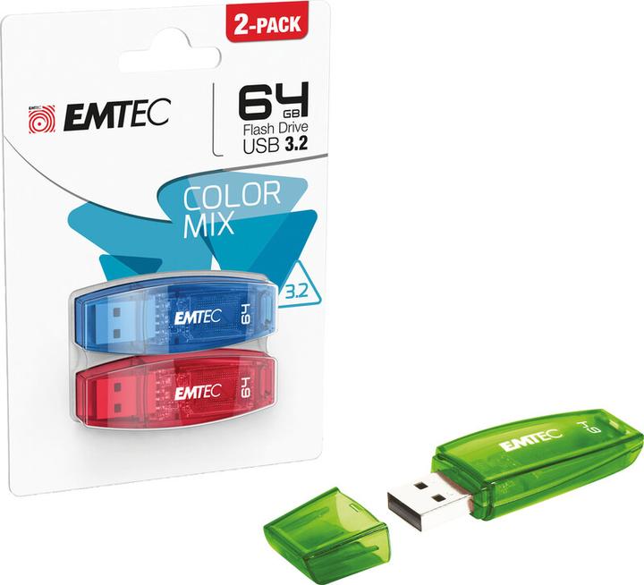 Produktbild Emtec 64GB USB3.0 C410 P2 C/board (64 GB, USB 3.2)