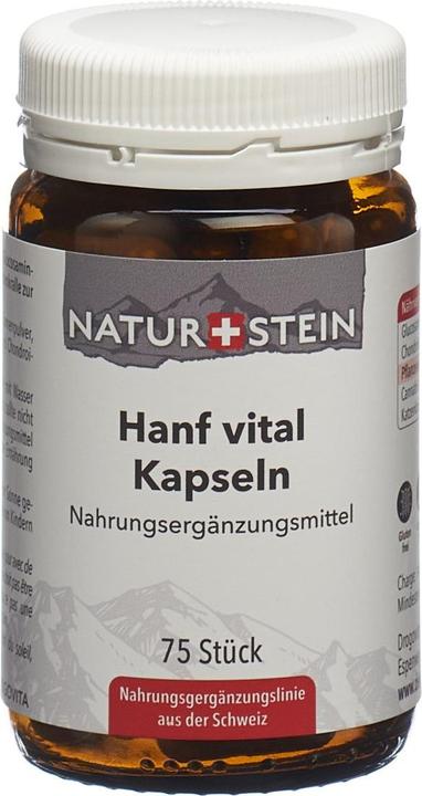 Produktbild Naturstein Hanf Vital (75 Stück, Kapseln, 163 g)