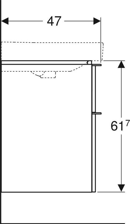 Actual product image Geberit 500.356.JK.1 (118.5 x 47 x 62 cm)