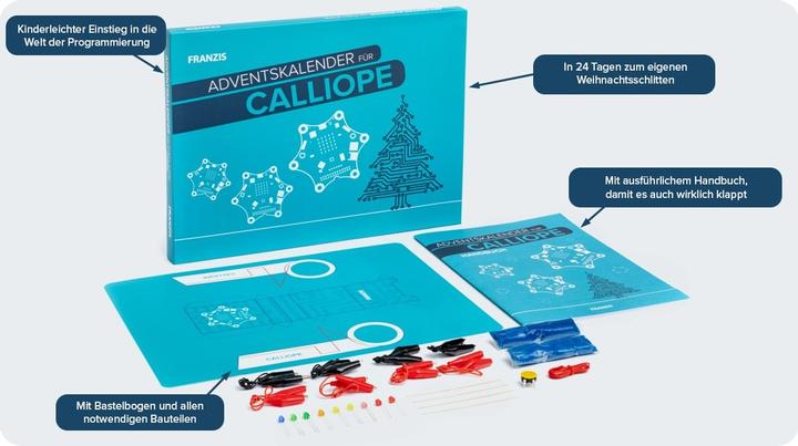 Produktbild Franzis Adventskalender Calliope