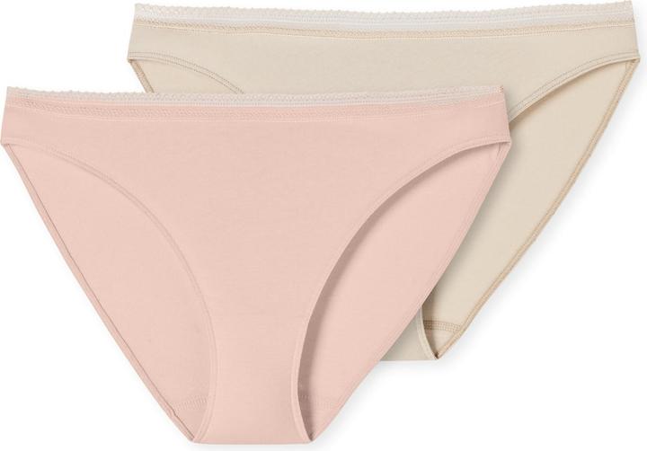 Actual product image Schiesser 2 Pack Cotton Lace Rio Briefs (46, pack of 2)