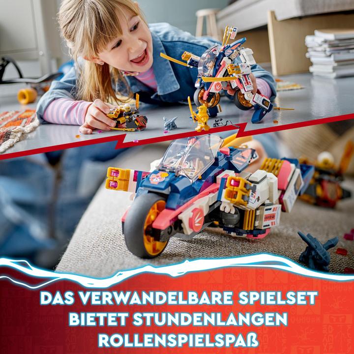 Image du produit LEGO Ninjago Le méca de Sora se transforme en vélo de course (71792). (71792, LEGO Ninjago)