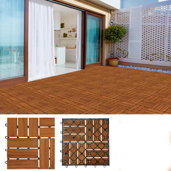 Actual product image Casaria Wood tile (1 x, 30 x 30 cm)