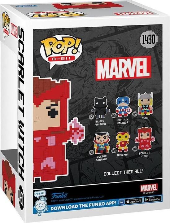Actual product image Funko Marvel POP! 8-Bit Vinyl Figure Scarlett Witch 9 cm