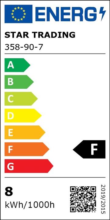 Energy Label Star Trading Reflector (E27, 7.50 W, 700 lm, 1 x, F)