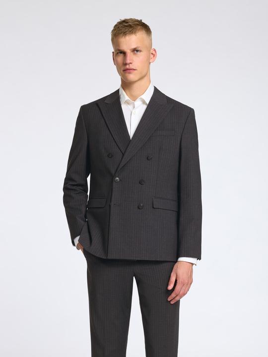 Actual product image Selected Homme Pinstripe Double Breasted Blazer (52)