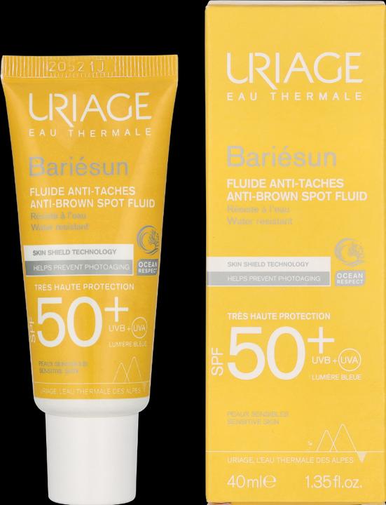 Immagine prodotto Uriage Bariésun Fluido anti-macchie brune SPF 50+ (Crema solare viso, SPF 50, 40 ml, 0.04 g)