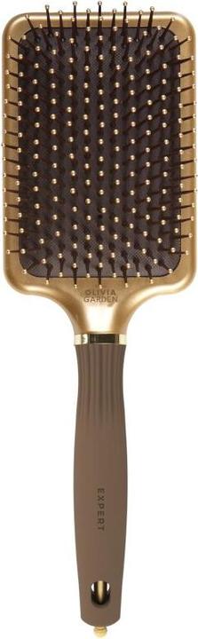Olivia Garden Expert Care Rectangular Nylonborsten Gold&Braun L