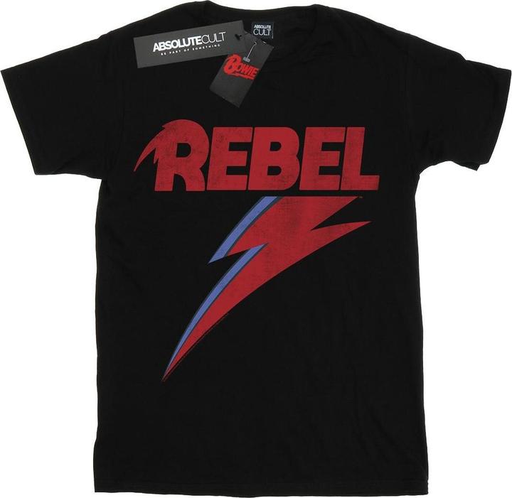 Produktbild David Bowie Distressed Rebel TShirt Mädchen (140, 146)