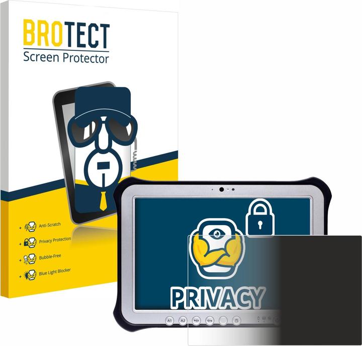 Produktbild BROTECT Sichtschutzfolie Anti-Spy Privacy Folie Blaulicht-Schutz (1 Stück, Toughpad FZ-G1)