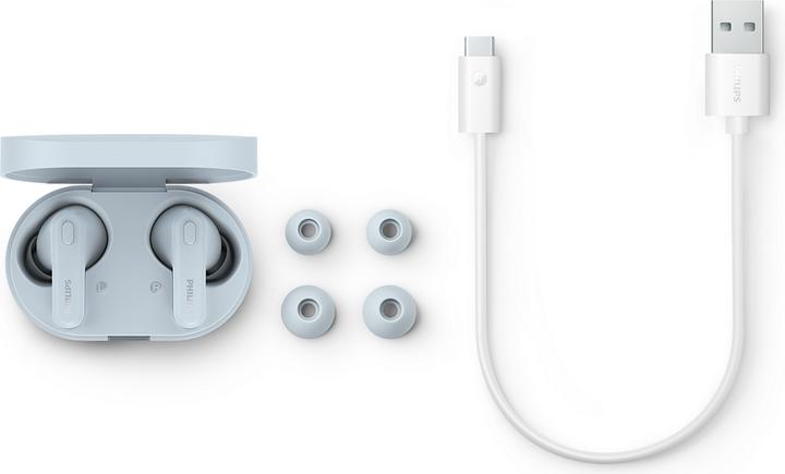Image du produit Philips TAT1108BL Casque/écouteur Sans fil Appels intra-auriculaires/Musique Bluetooth Bleu (10 h, Sans fil)