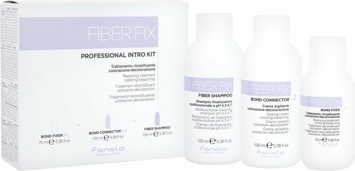 Immagine prodotto Fanola Kit introduttivo professionale Fiber Fix (3000 ml, Shampoo liquido)