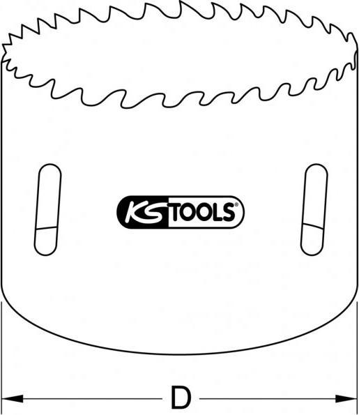 Produktbild KS Tools HSS Bimetalllochsäge (152 Millimeter)