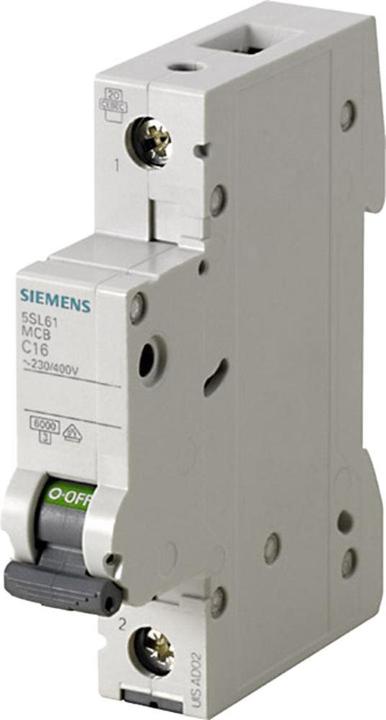 Actual product image Siemens Automatic control unit B 40A 5SL61406 230/400V 6kA 1p