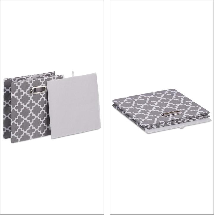 Produktbild Relaxdays 2x Aufbewahrungsbox (30.5 x 30.5 x 30.5 cm, 26.50 l)
