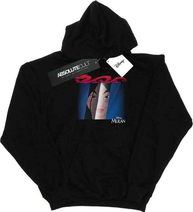 Immagine prodotto Disney Mulan Face Peep Felpa con Cappuccio Uomo (L)