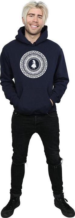 Actual product image Disney Mens Alice In Wonderland Circle Hoodie (L)