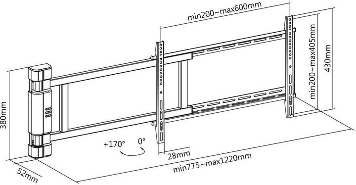 Actual product image myWall my Wall Wall Holder (Wall, 343.15", 50 kg)