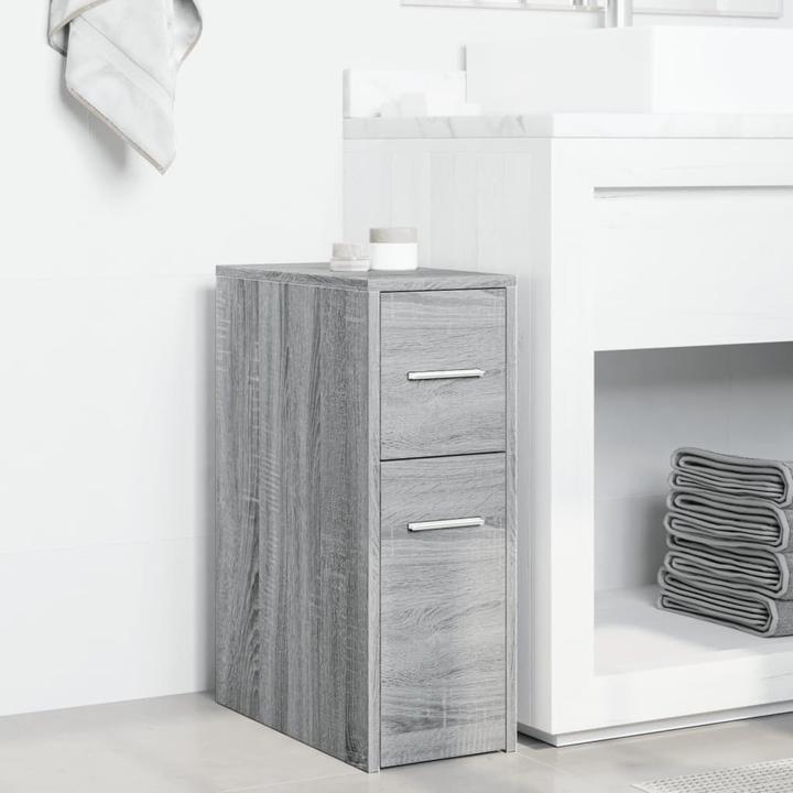 Produktbild VidaXL Badschrank Schmal mit Rollen