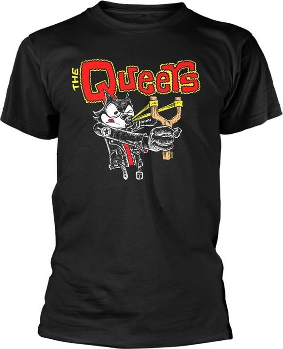 Actual product image The Queers Unisex Adult Slingshot T-Shirt (S)