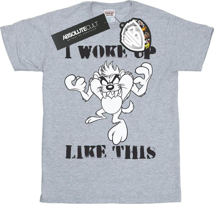 Actual product image Looney Tunes Mens Taz I Woke Up Like This T-Shirt (XXL)