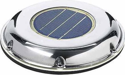 Image du produit Compass Ventilateur solaire en acier inoxydable