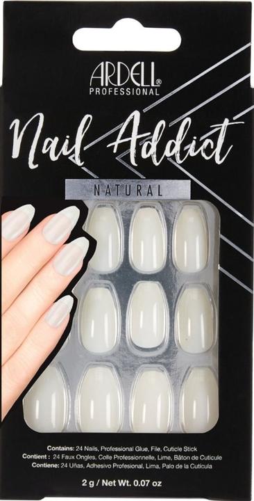 Produktbild Ardell Nail Addict Natural Ballerina 24 Stk (White)