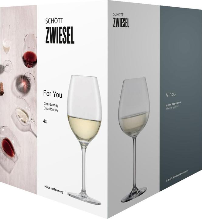 Image du produit Schott Zwiesel Verre à vin blanc Chardonnay FOR YOU (36.80 cl, 4 Verres, Verres à vin blanc)