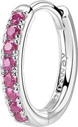 Actual product image Brosway Stylish round single earrings Fancy Passion Ruby FPR85