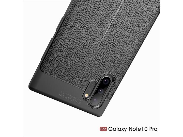 Image du produit Screenguard Samsung Galaxy Note10+ Housse Design en cuir TPU Cover (Samsung Galaxy Note 10+)