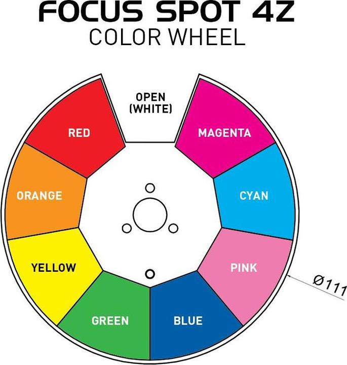Produktbild ADJ Focus Spot 4Z Pearl