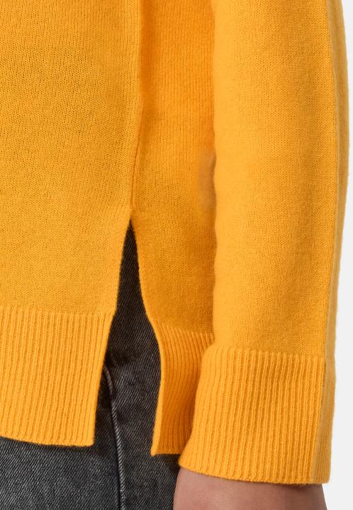 Image du produit Cash-Mere Pull ras du cou en cachemire avec fentes latérales (S)
