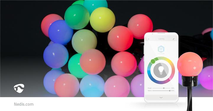 Immagine prodotto Nedis SmartLife LED decorativo | Wi-Fi | RGB | 48 LED | 10,80m | Android™ / IOS (10.80 m)