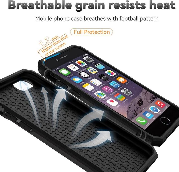 Actual product image Ueli Express Outdoor Extreme Schutzhülle mit Kameraschutz (Apple iPhone 7, Apple iPhone 8, Apple iPhone SE (2nd Gen), Apple iPhone SE (3rd Gen))