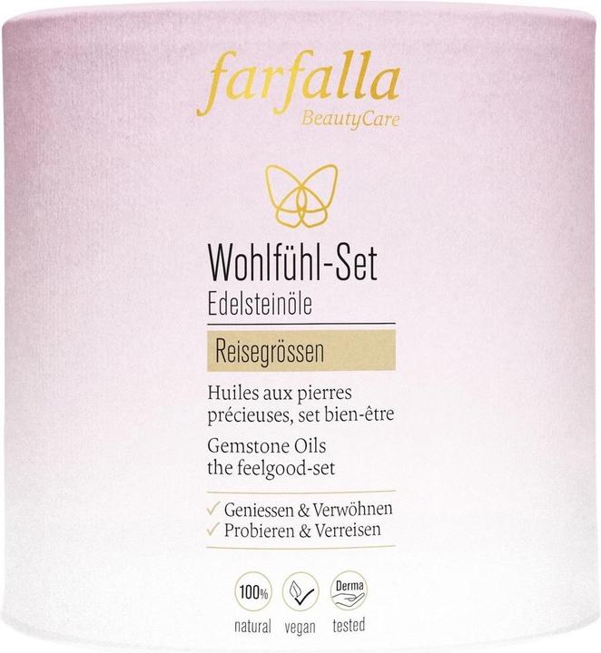 Farfalla Edelsteinöle Wohlfühlset (Körperöl, 10 ml)