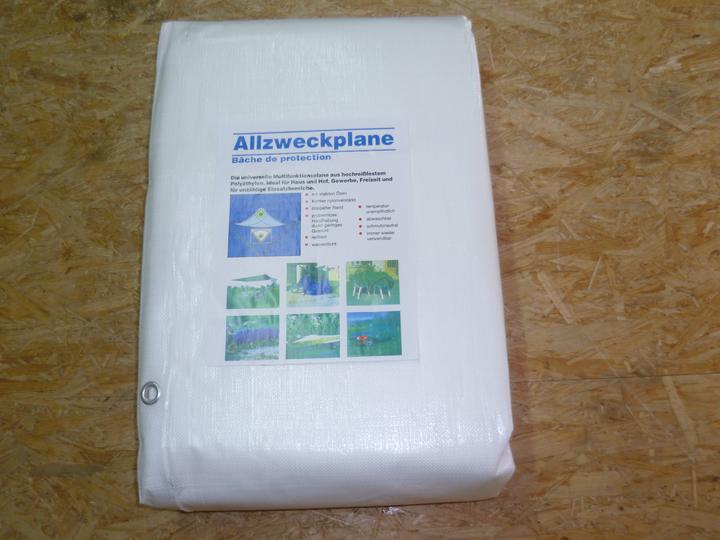 Produktbild Aquagart Gewebeplane 260g 4m x 8m Abdeckplane Bootsplane Allzweckplane Plane (400 x 800 cm)