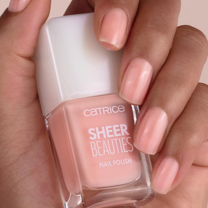 Actual product image Catrice Sheer Beauties Nail Polish (050 Peach For The Stars, Colour paint)