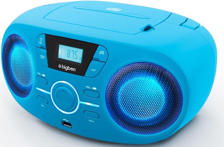 Immagine prodotto Bigben Radio/CD portatile CD61 USB - blu (FM, AM)