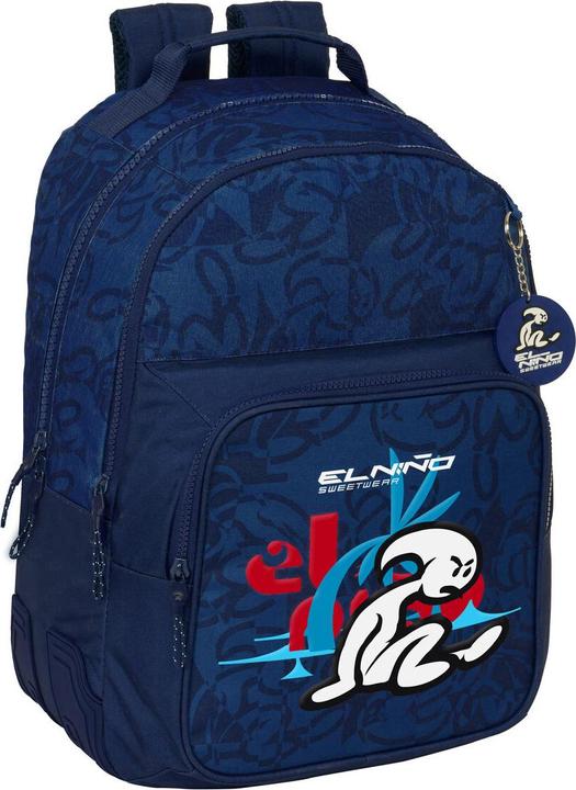 El Niño Schulrucksack Paradise Marineblau 32 x 42 x 15 cm