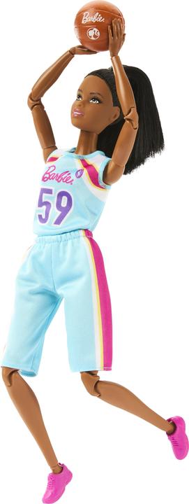 Produktbild Barbie Made to Move Basketballspielerin-Puppe