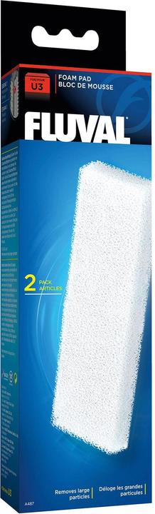 Fluval Schaumstofffiltereinsatz U3 (Innenfilter, Süsswasser, Salzwasser)