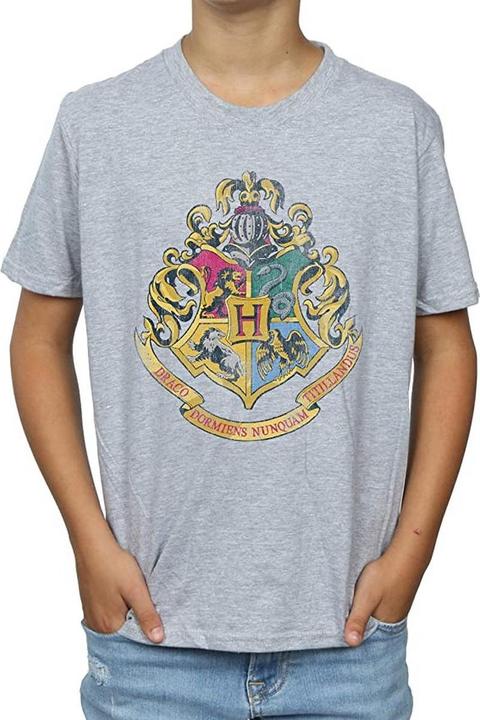 Actual product image Boys Hogwarts Crest T-Shirt (140, 146)