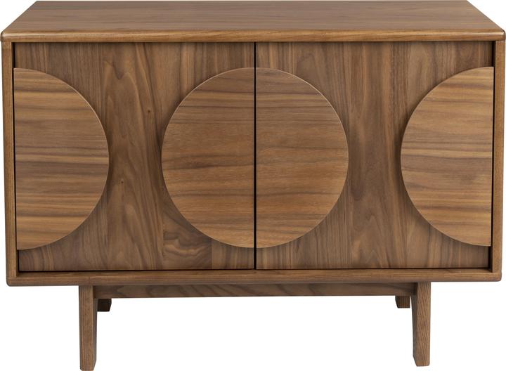 Actual product image Zuiver Sideboard Groove 2 Doors Walnut (82 x 40 x 58 cm)